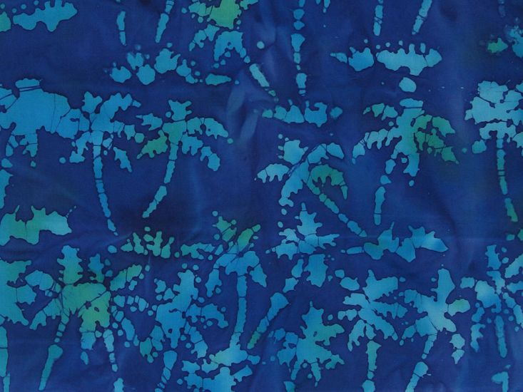 Indian Batik Cotton, Island Breeze, Ocean Teal