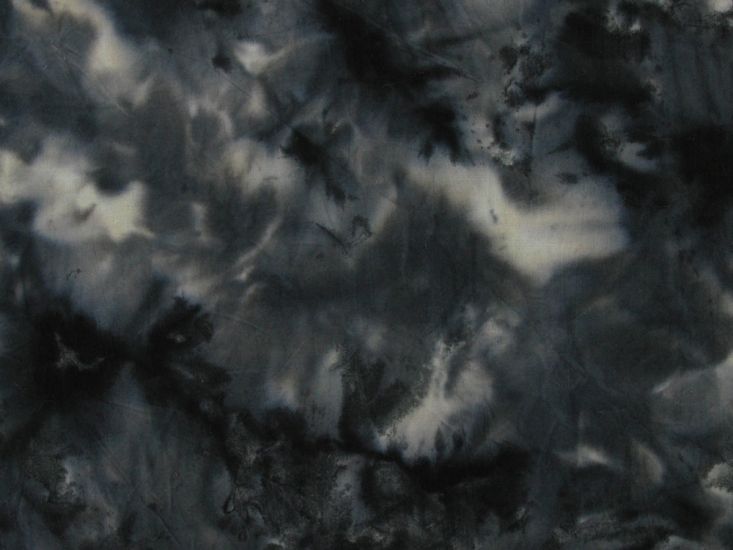 Indian Batik Cotton, Junnon, Graphite