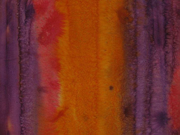 Indian Batik Cotton, Midnight Monsoon, Sunset Flame