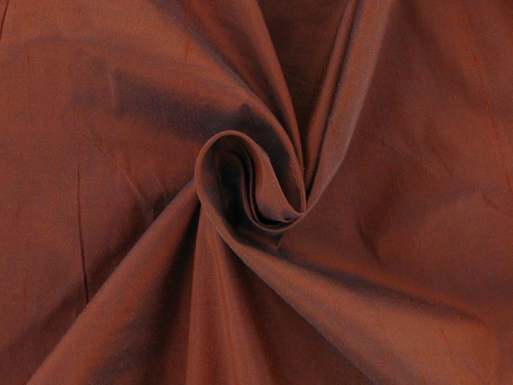 Indian Silk Dupion, Bronze