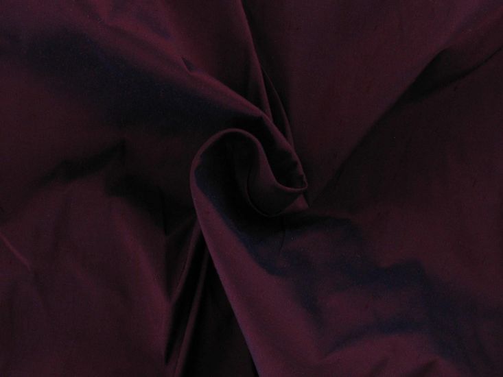Indian Silk Dupion, Crimson