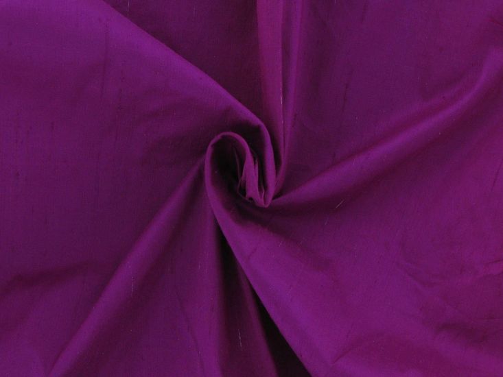 Indian Silk Dupion, Red Violet