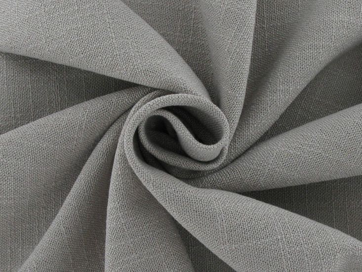 Indus Chalk Linen Blend Curtain Fabric, Paloma