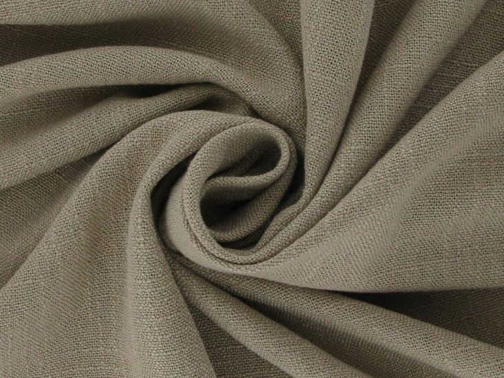 Indus Chalk Linen Blend Curtain Fabric, Sesame