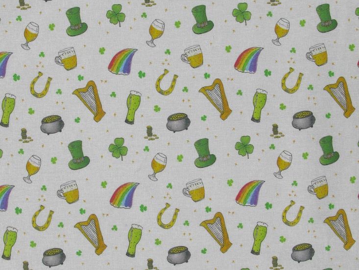 Irish Charm Cotton Print, Celebration