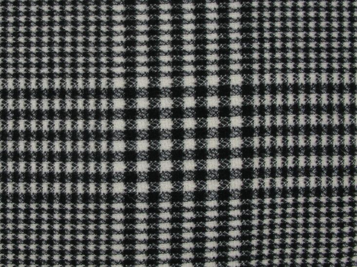 Judo Brushed Check Italian Wool Blend