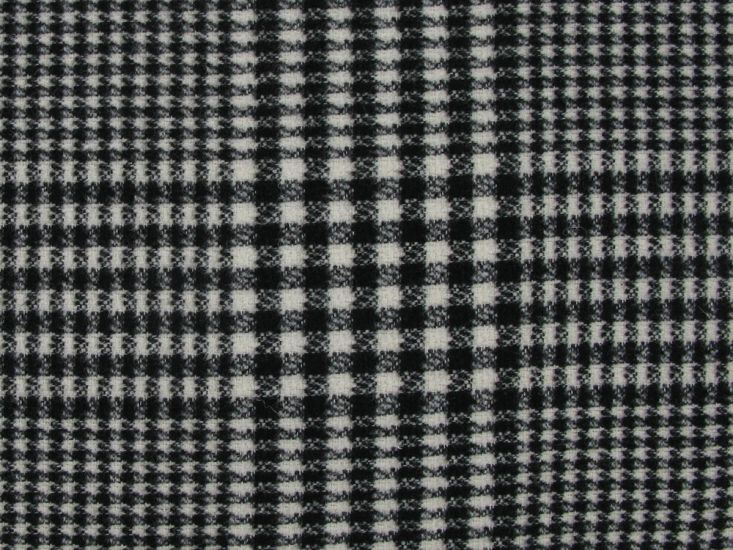 Judo Brushed Check Italian Wool Blend