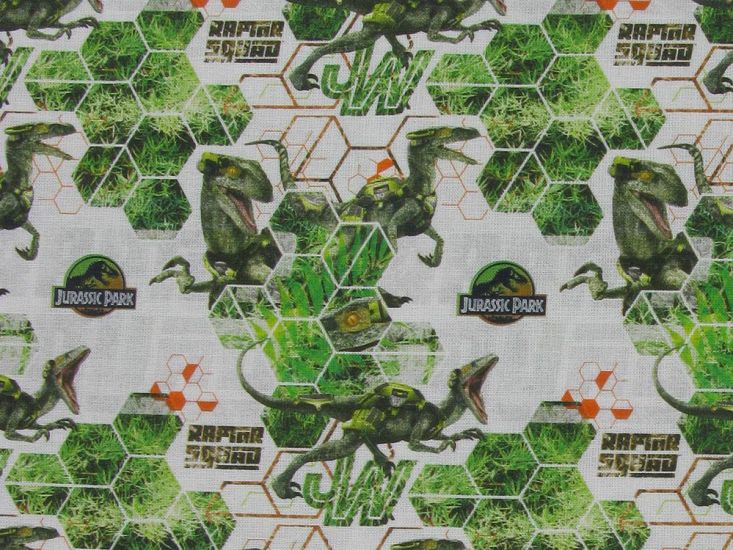 Jurassic World Raptor Squad Cotton Print