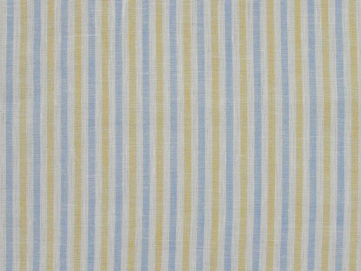 Katesbridge Mixed Candy Stripe Irish Linen, Nectar Sky