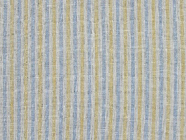 Katesbridge Mixed Candy Stripe Irish Linen, Nectar Sky