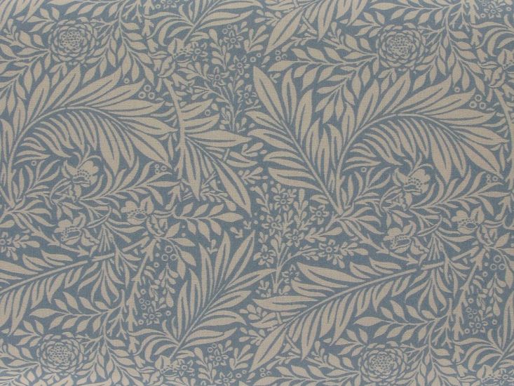 Larkspur Cotton Print, Azure