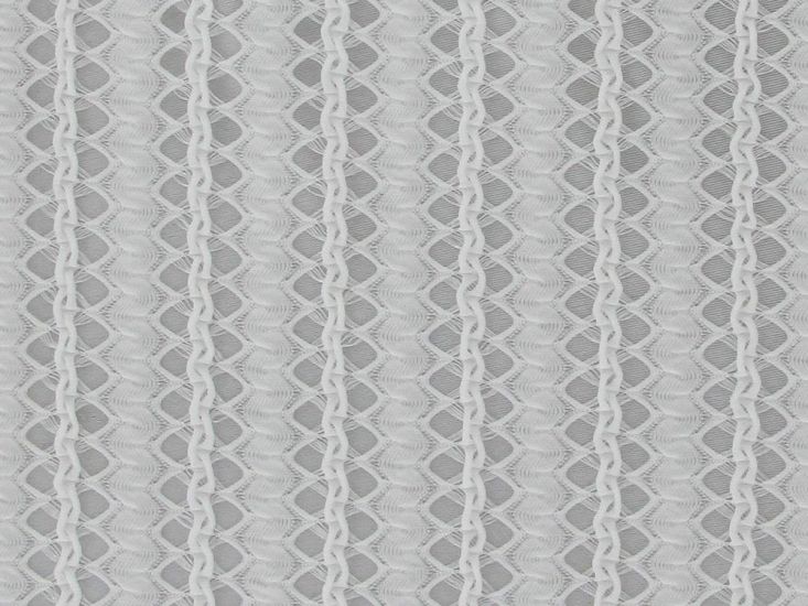Lattice Crochet Lace, White