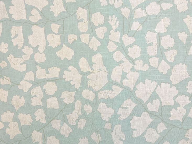 Lauren Linen Feel Print, Duckegg