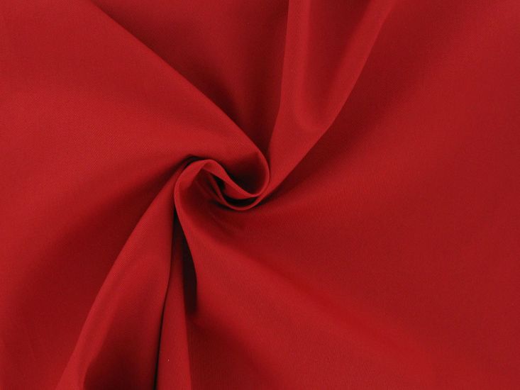 Lightweight Cotton Twill, Red