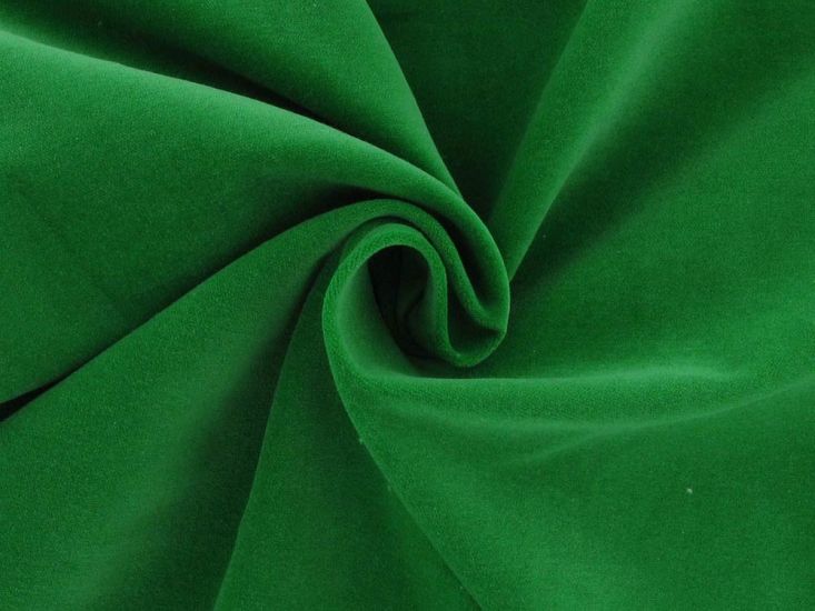Lightweight Cotton Velvet 200 gsm, Green