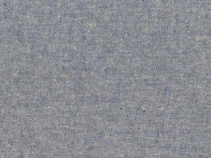 Cotton Rich Linen Look Plain Panama, Navy