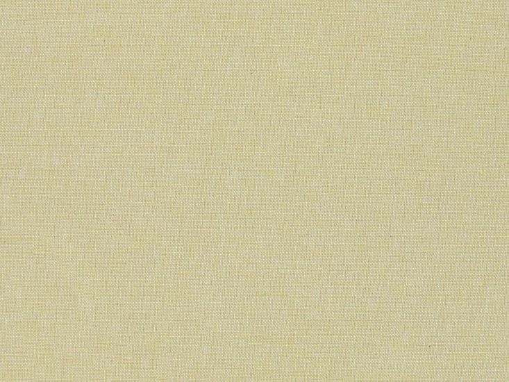 Cotton Rich Linen Look Plain Panama, Pastel Lemon