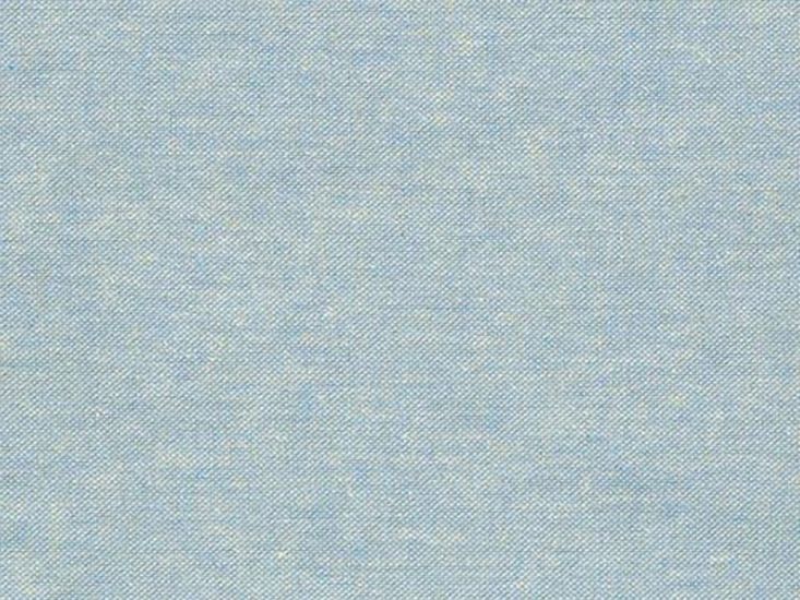 Cotton Rich Linen Look Plain Panama, Sky