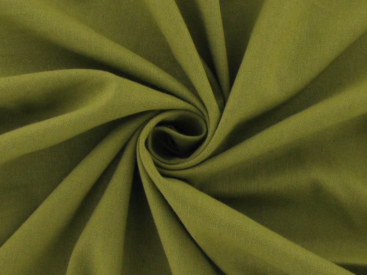 Linen Mix, Green, Roll End, 1.7m