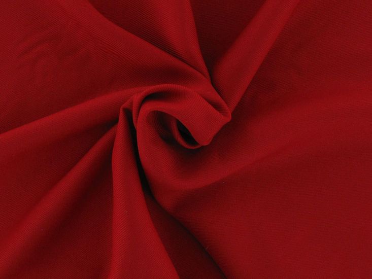 Lorelle Polyester Twill Gaberdine, Red