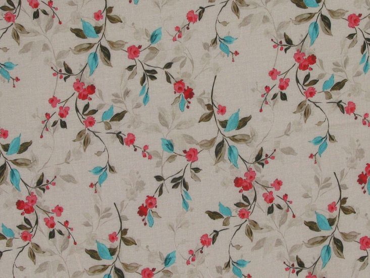 Lucette Garden Cotton Lawn Print, Beige
