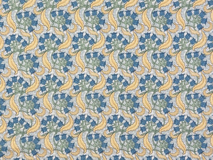 Maurice Pillard Verneuil Lily of the Valley Cotton Percale Print