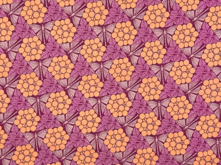 Maurice Pillard Verneuil Papillions Cotton Percale Print