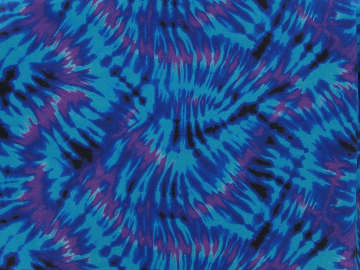 Midnight Tide Tie Dye Cotton Print