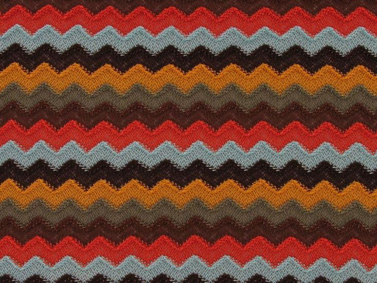 Milano Multi Chevron Lace, Autumn Ember