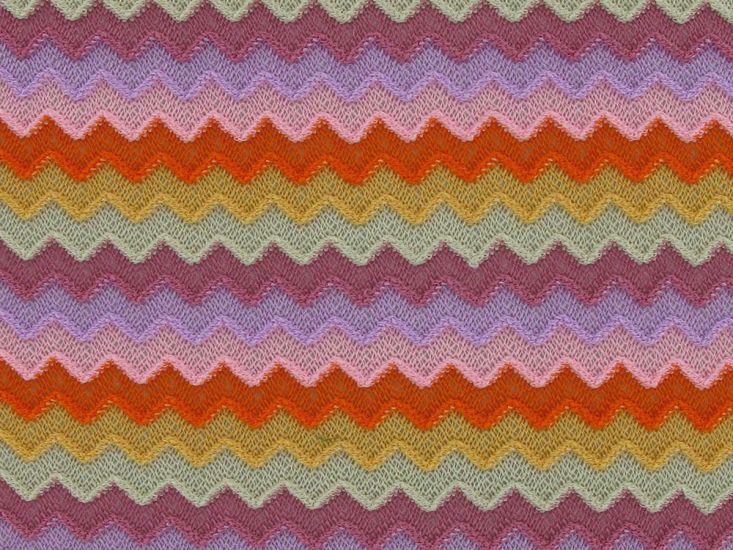 Milano Multi Chevron Lace, Sunset Pastel