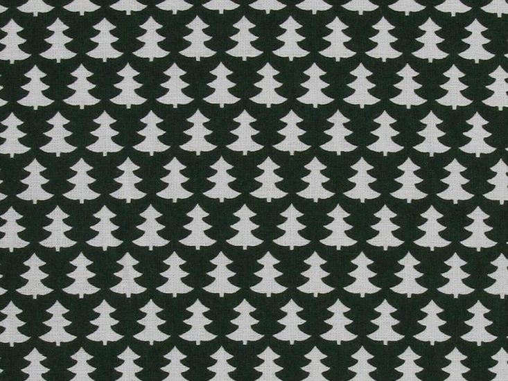 Mini Christmas Trees Cotton Print, Bottle
