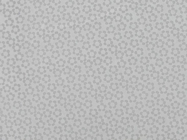 Mini Daisy Burnout Polycotton, White