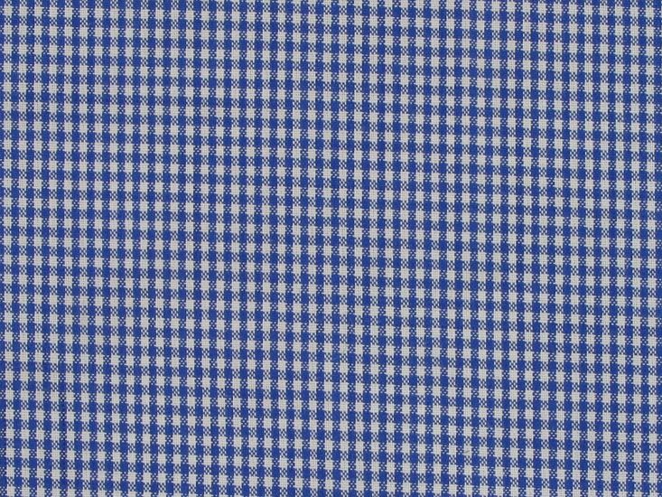 Mini Gingham Woven Heavy Cotton, Royal