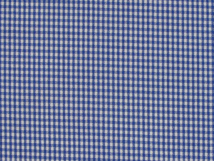 Mini Gingham Woven Heavy Cotton, Royal