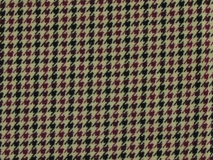 Mini Hounds Tooth Printed Needlecord, Light Brown