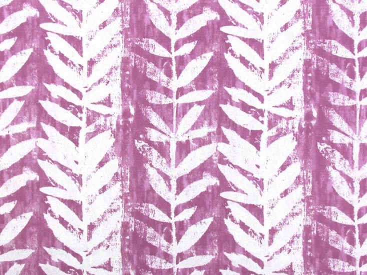 Morella Cotton Curtain Fabric, Cassis