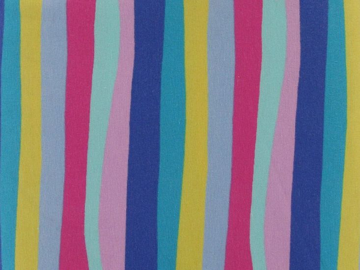 Multi Stripe Cotton Jersey, Multi