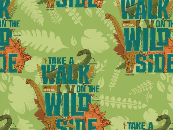 Natural History Museum Cotton Print, Walk on the Wild Side