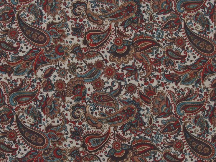 Paisley Garden Printed Pashmina Jacquard