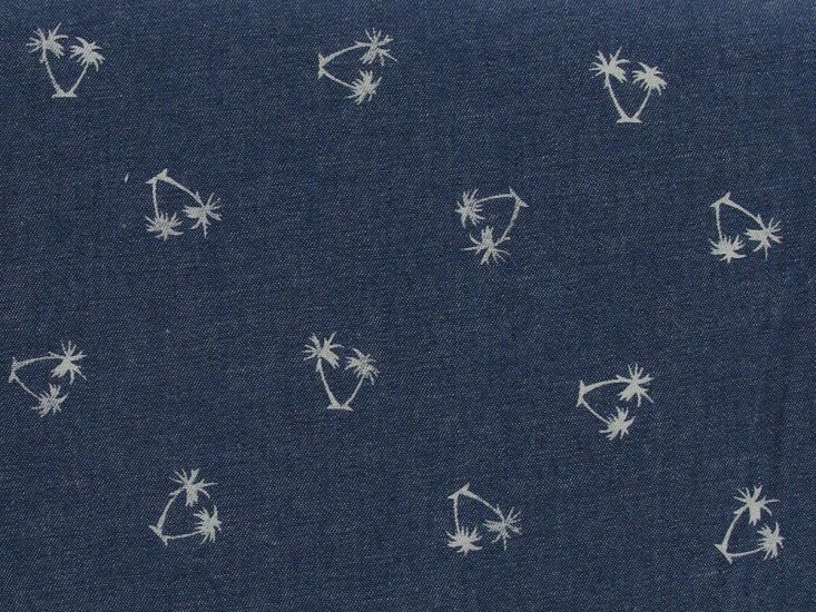 Palm Trees Printed Chambray