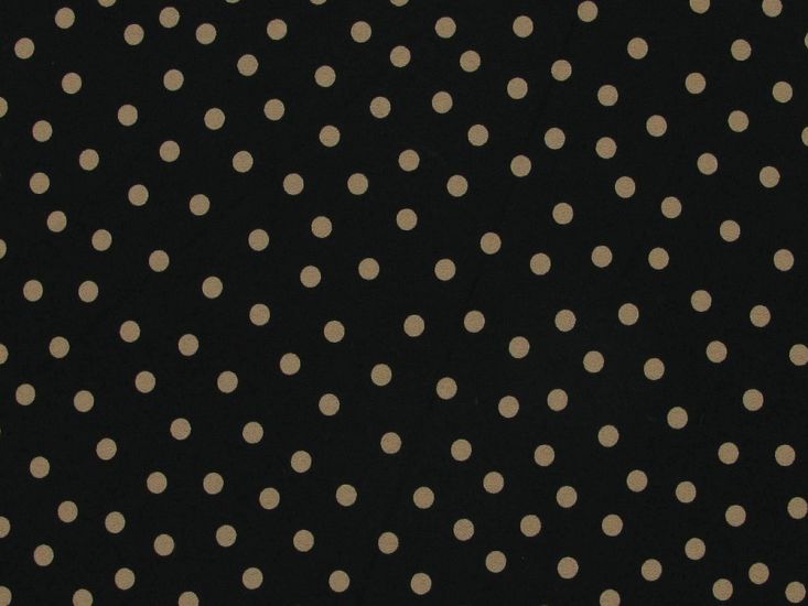 Pea Spot Crepe, Navy