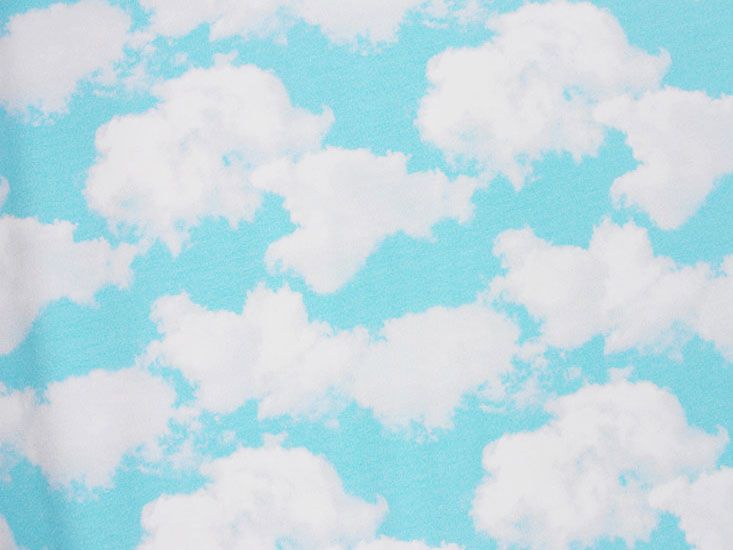 Perfect Clouds Cotton Jersey Print