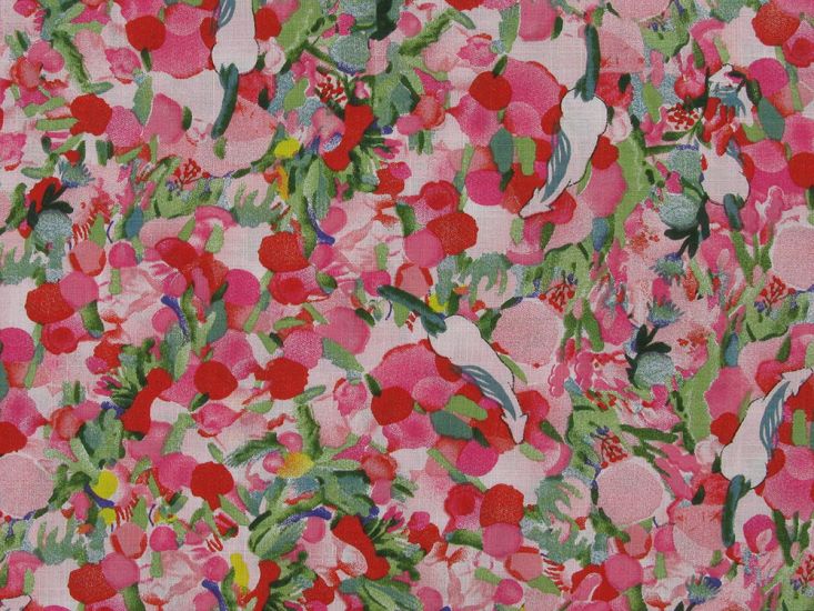 Petal Splash Lightweight Cotton Rayon, Pink