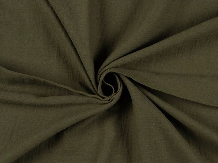 Plain Double Gauze, Khaki