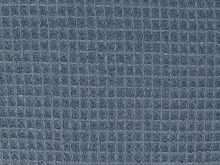 Plain Cotton Waffle, Blue