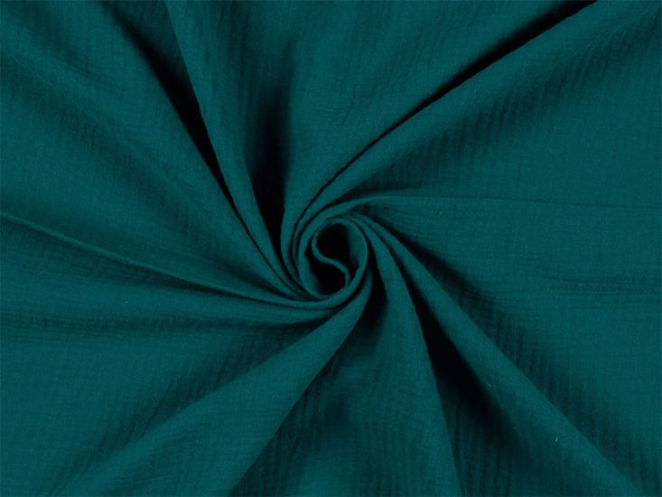 Plain Double Gauze, Petrol