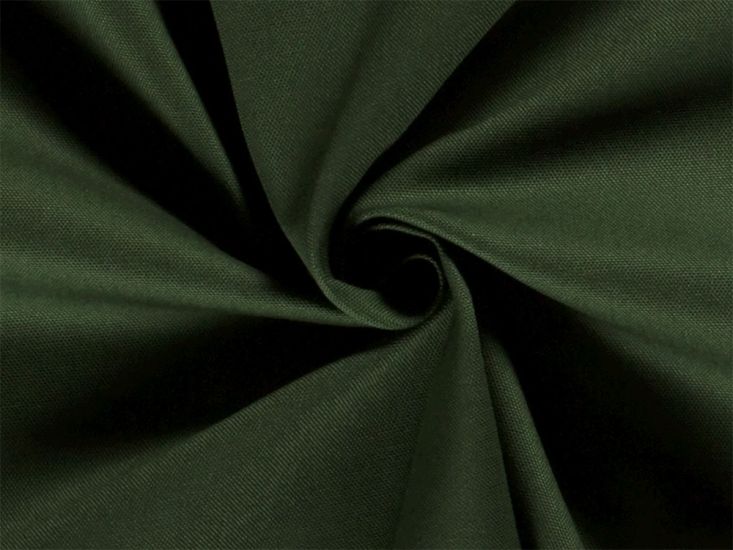 Plain Dye Cotton Canvas, Dark Green