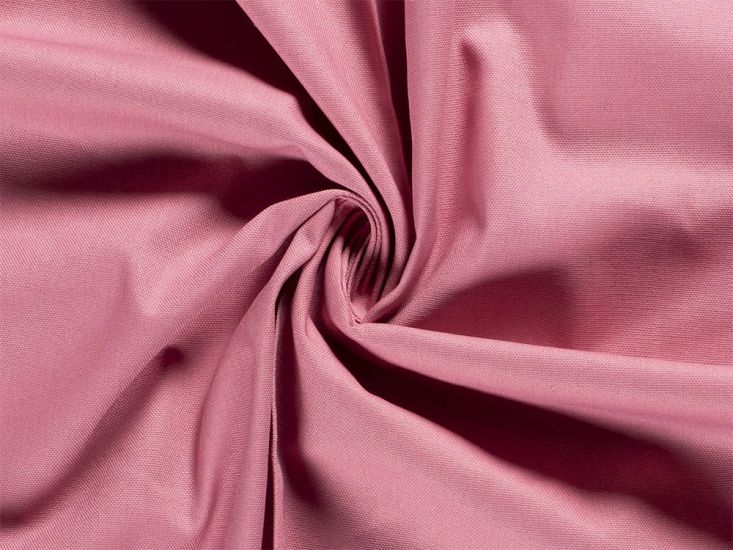Plain Dye Cotton Canvas, Dark Pink