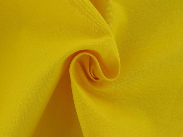 Plain Dye Cotton Drill, Yellow