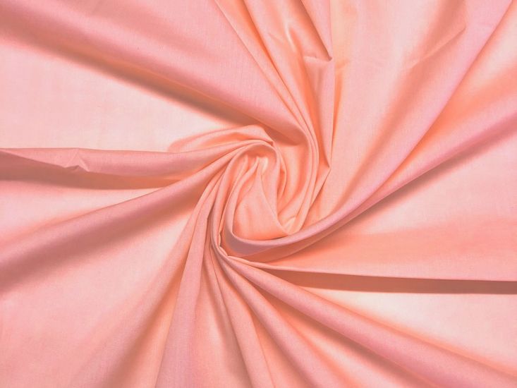 Plain Dye Polycotton, Blush